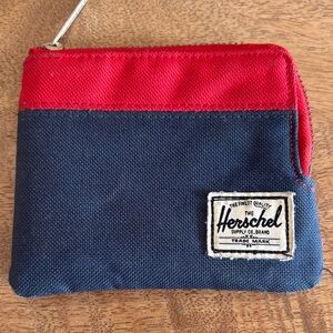 Herschel Supply Company Red and Navy Men's Wallet
